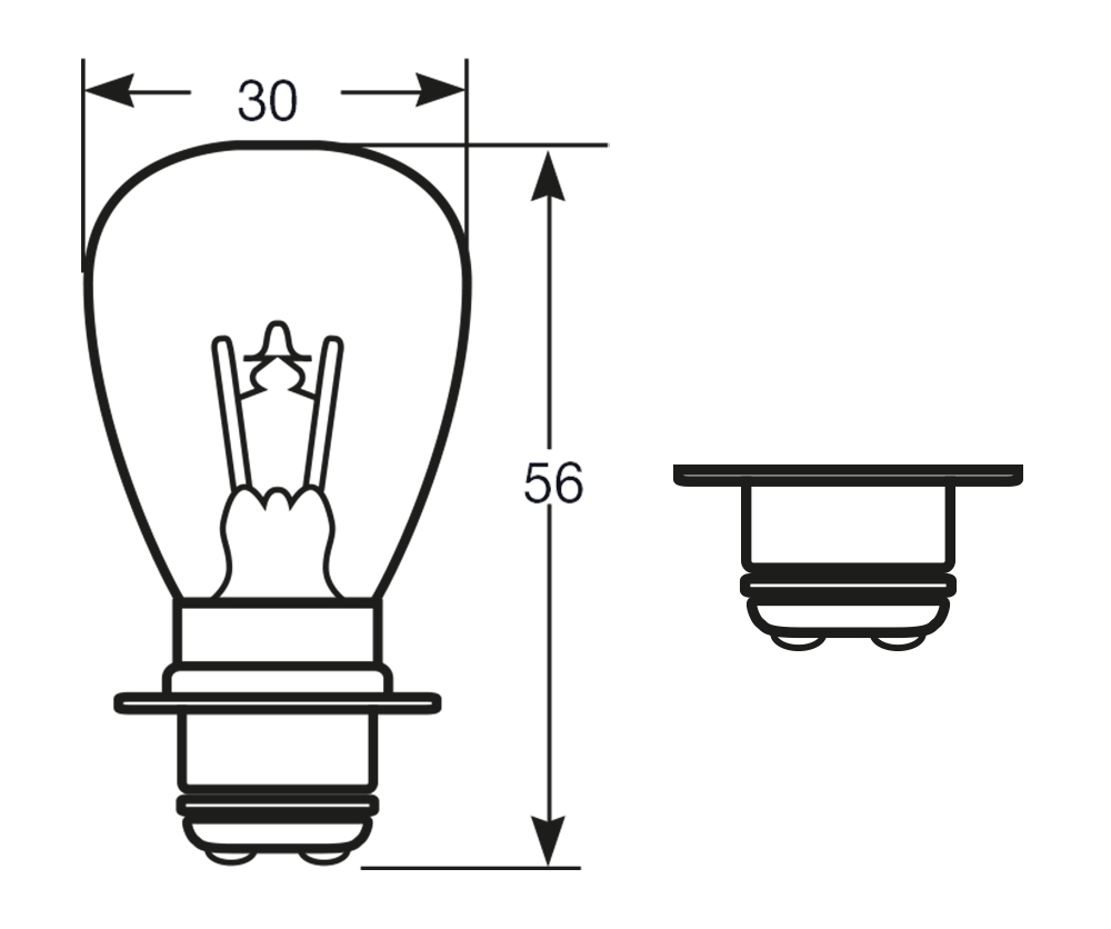 Lampadina 12V 45/40W - immagine 2