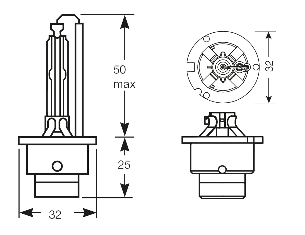Lampadina Xenon HID D2S - immagine 2