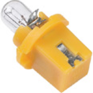 Lampadina 24V 2.4W zoccolo giallo
