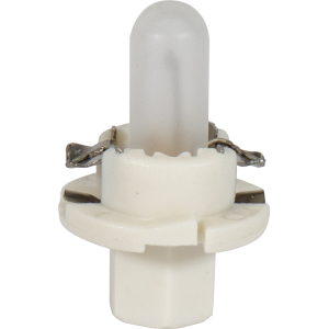 Lampadina 12,6V 1.5W zoccolo bianco
