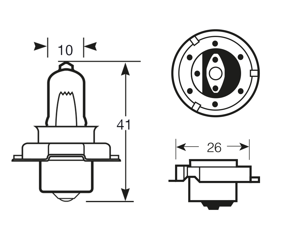 Lampadina 12V 15W S3 - immagine 2