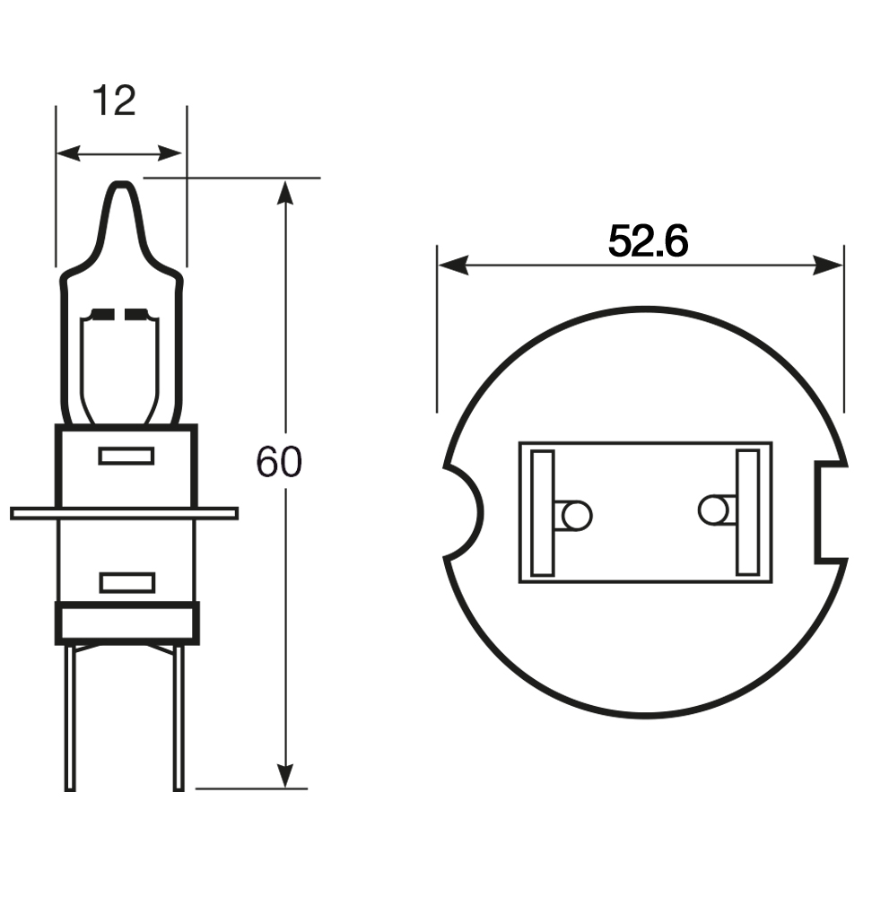 Lampadina importazione 12V 55W - immagine 2