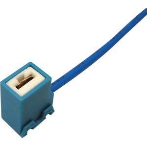 Connettore ceramico per lampade H1/H3 uscita ad angolo