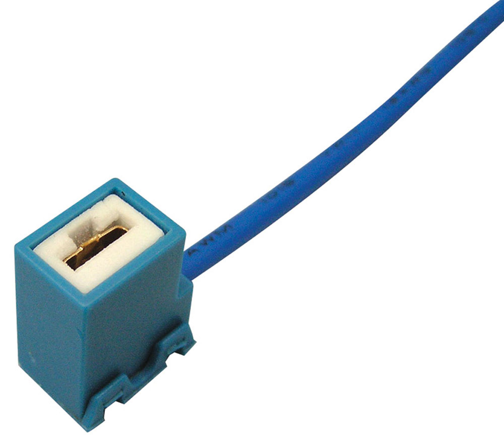 Connettore ceramico per lampade H1/H3 uscita ad angolo