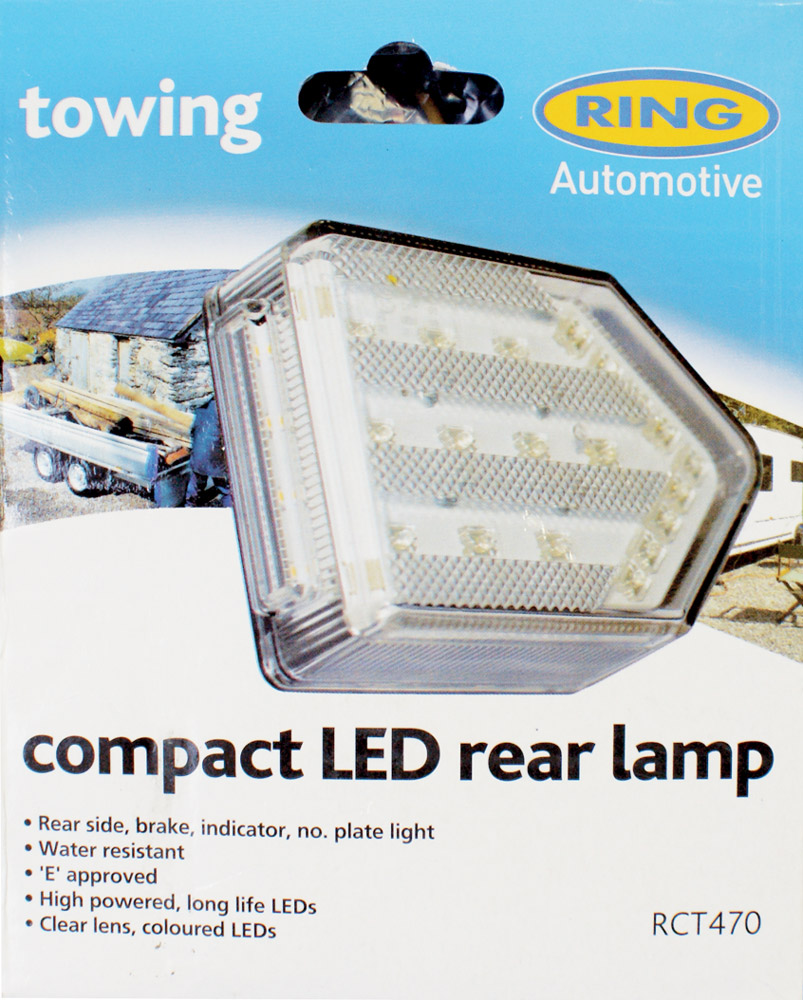 Fanale rimorchio 12V a led 4 funzioni - immagine 2