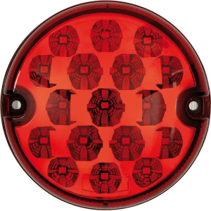 Fanale a led 12-24V 95 mm stop e posizione rosso