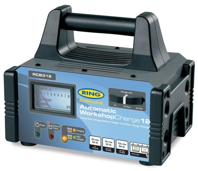 Caricabatteria portatile Professional 6/12V 12A