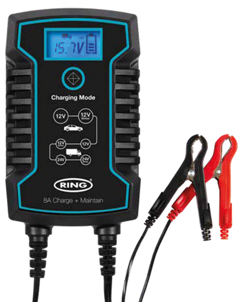 Caricabatteria e mantenitore di carica SmartCharge 12/24V 8A