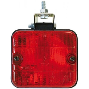 Fanale retronebbia rosso quadrato
