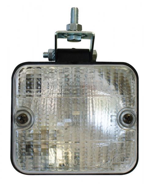 Fanale retromarcia bianco quadrato