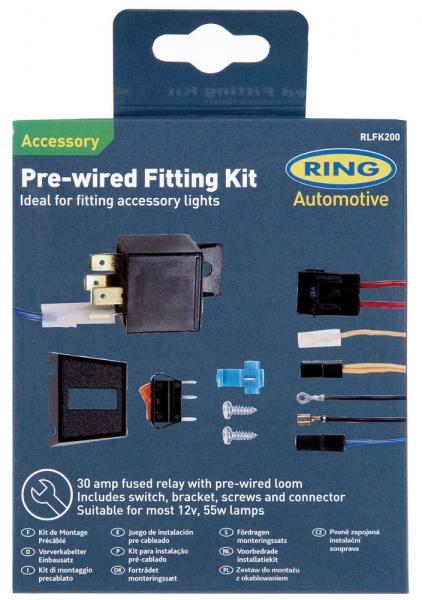 Kit installazione elettrica fari