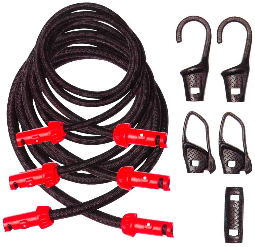 Ring RLS1 Kit elastici fermabagagli 8 pezzi Bungeecljc