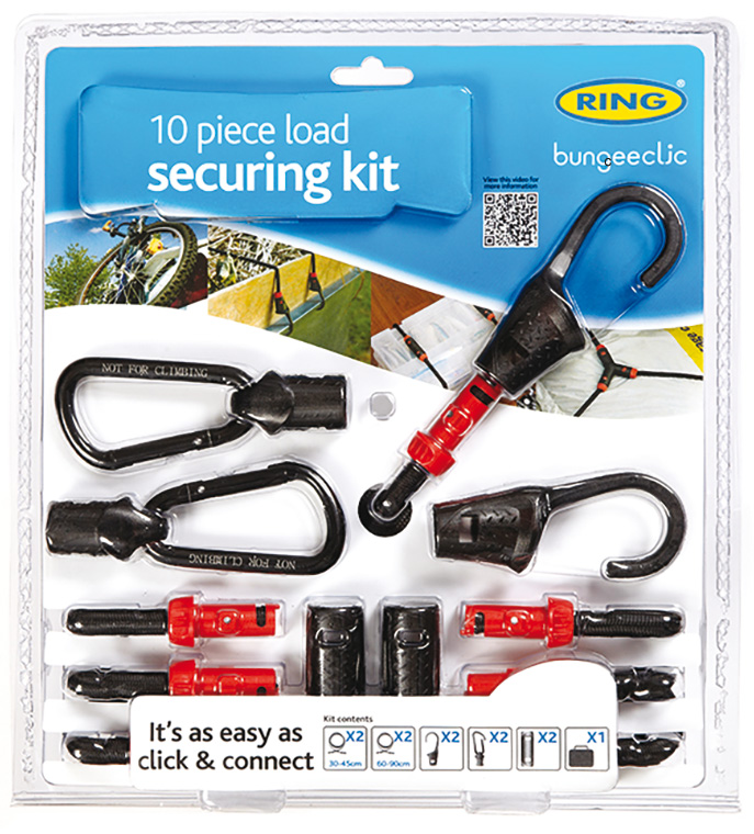Kit elastici fermabagagli 10 pezzi Bungeecljc - immagine 2
