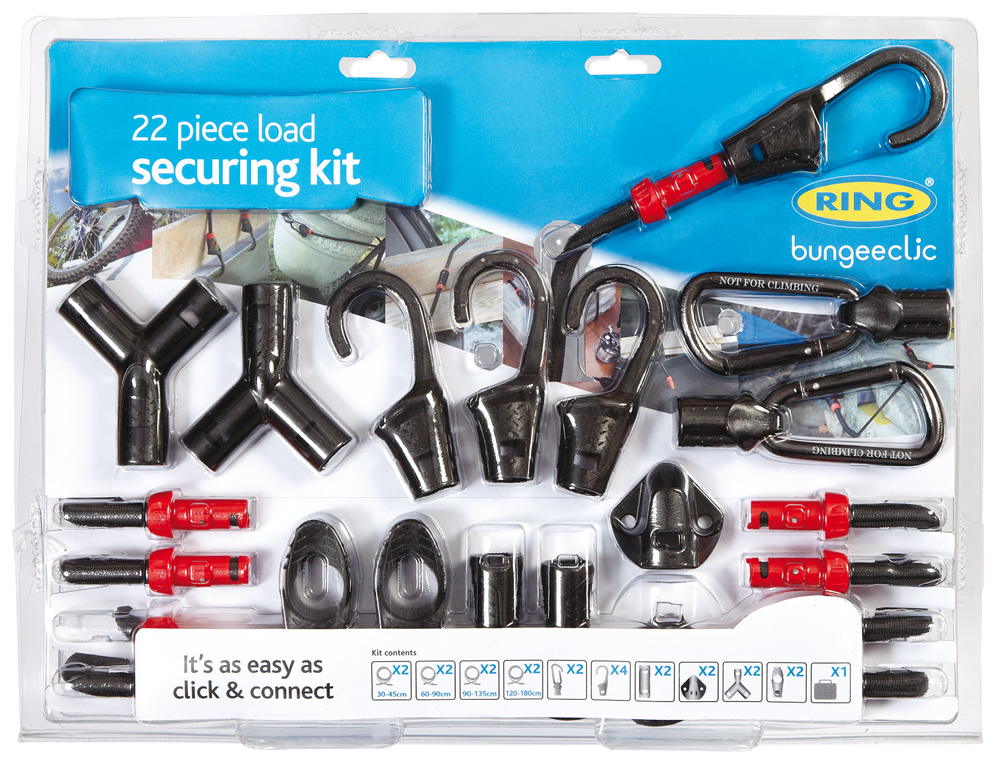Kit elastici fermabagagli 22 pezzi Bungeecljc - immagine 2