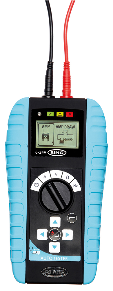 Tester professionale multifunzione batterie 6/12/24V