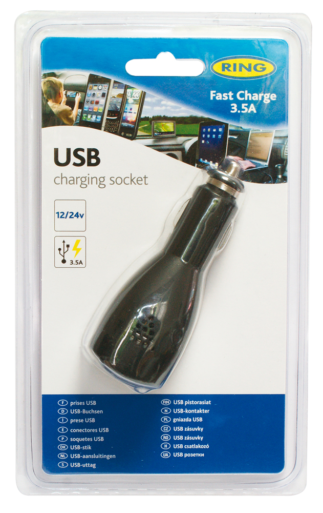 Caricatore 12/24V con 2 uscite USB 3.5A - immagine 3