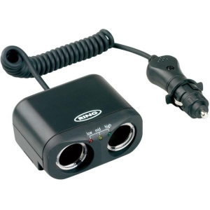 Doppia presa accendisigari 12V 8A con tester batteria