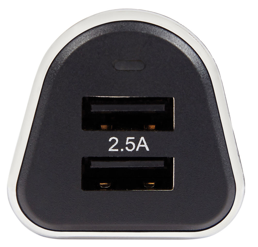Carica batterie da auto con 2 porte USB 2.5A - immagine 2