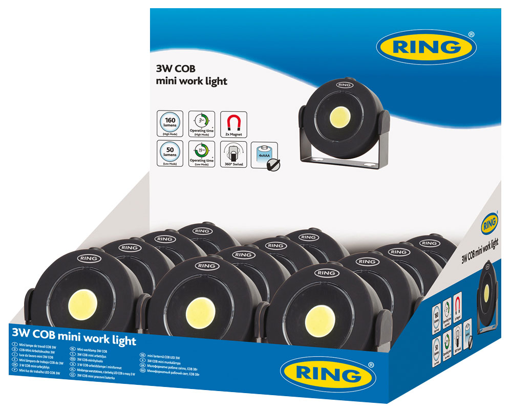 Mini lampada da lavoro a led 3W COB - immagine 2