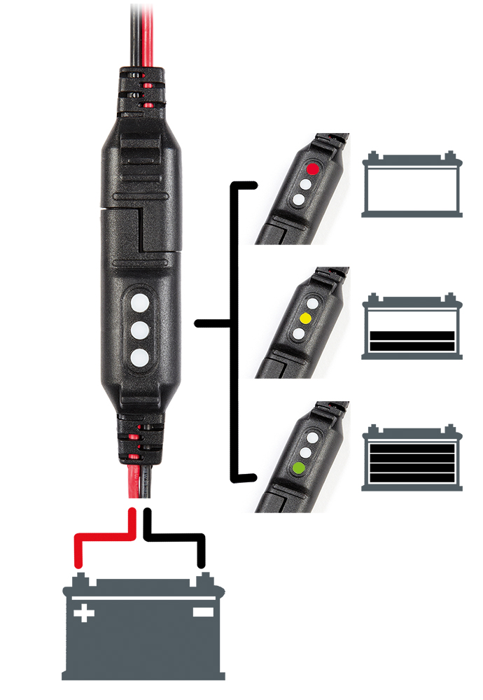 Monitor batteria per caricabatteria SmartCharge Slim - immagine 2
