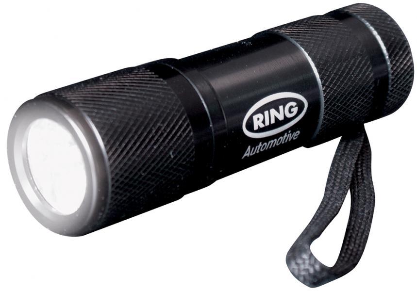 Mini torcia in alluminio a 9 led