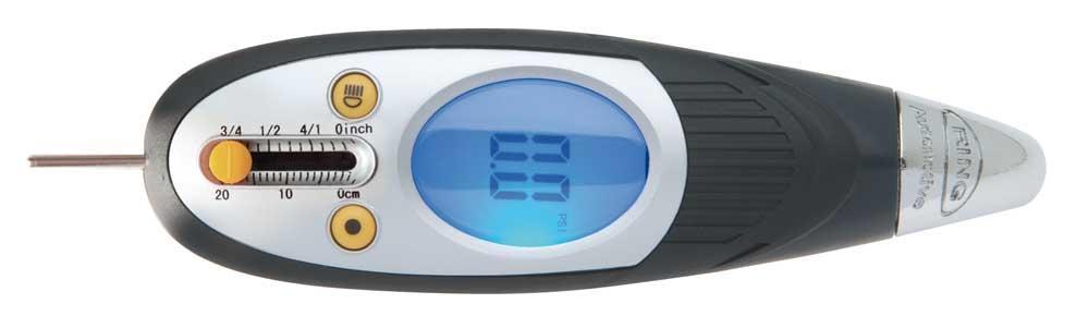 Manometro digitale con misura battistrada e luce LED