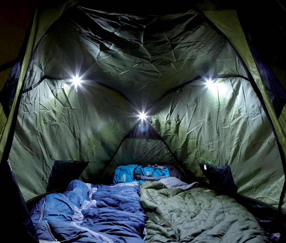 Luce per tenda a 3 led - immagine 2