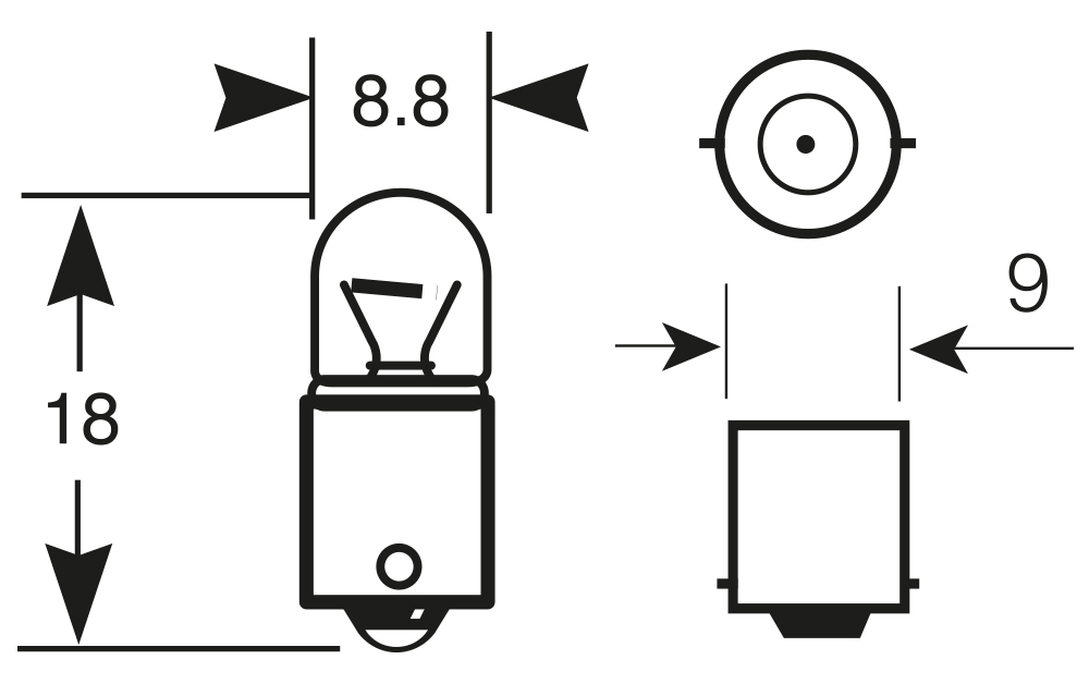 Lampadina Truck Master 24V 2W - immagine 2