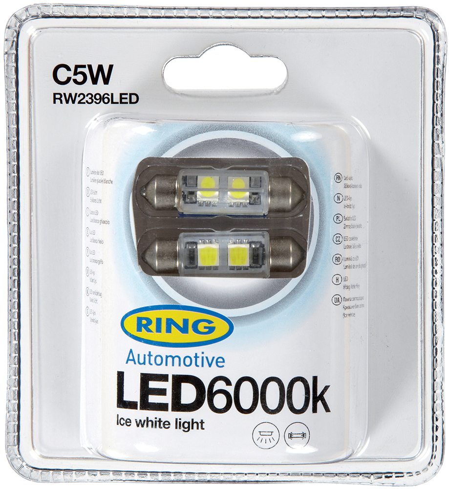 Lampadine led 12V C5W 6000K 39 mm - immagine 3