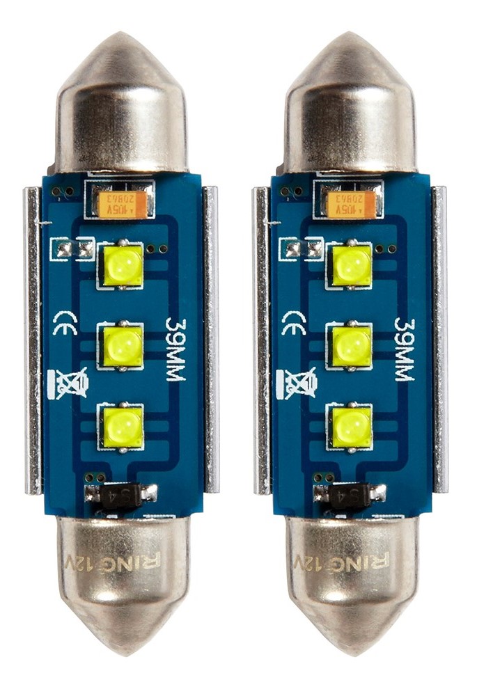 Lampadine led 12V C5W/R10W 6000K Premium