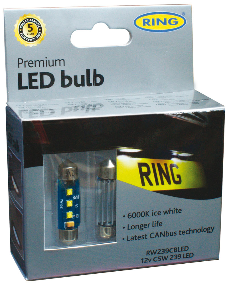 Lampadine led 12V C5W/R10W 6000K Premium - immagine 2