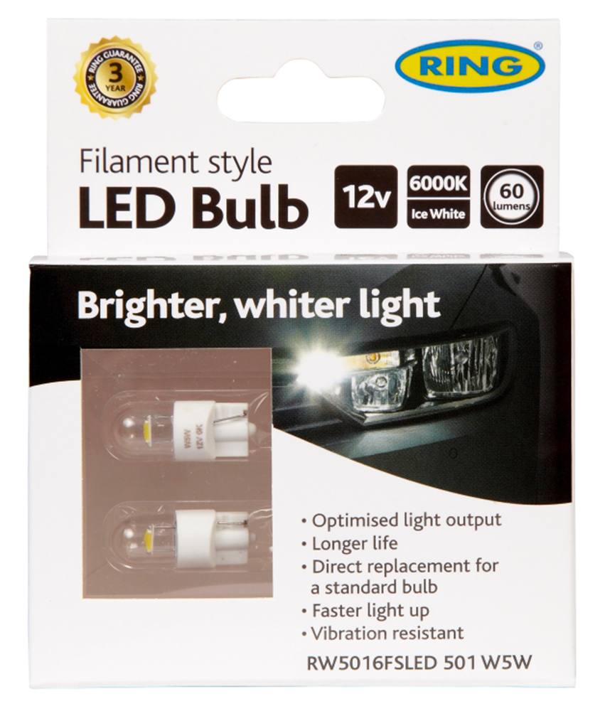 Lampadine led a filamento W5W 12V - immagine 2