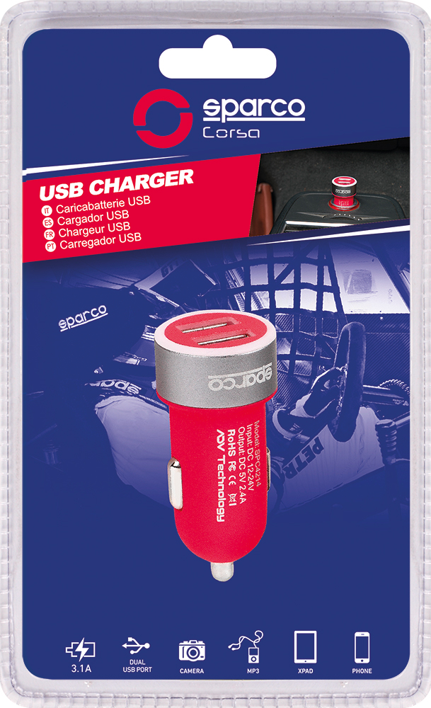 Caricabatterie con doppia uscita USB 5V 2.4A - immagine 2