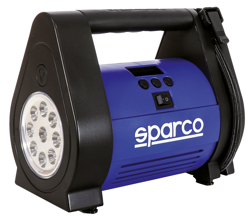 Sparco SPT160 Compressore 12V con manometro digitale