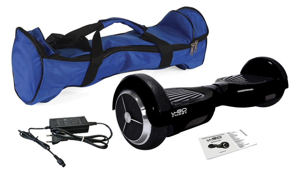 Mini scooter elettronico u-GO Smart nero - immagine 3