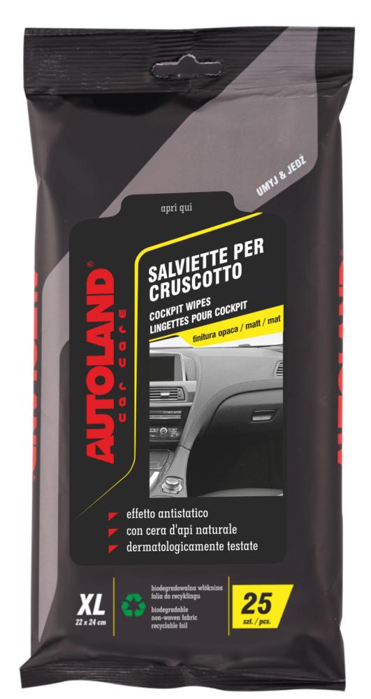 Conf. 6 x 25 salviette per cruscotto finitura opaca