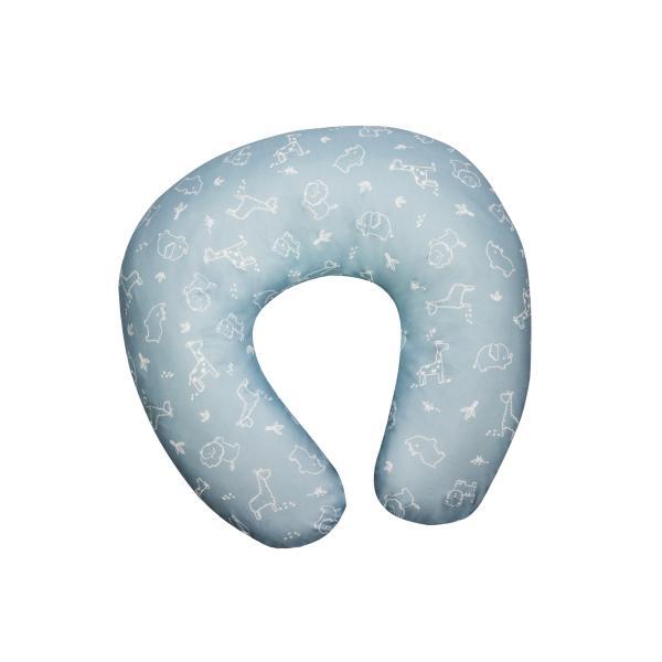 Cuscino allattamento azzurro