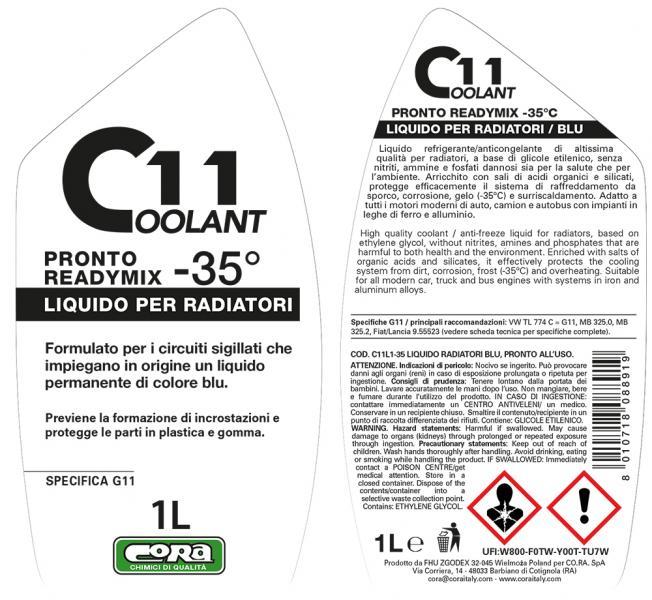 Coolant 11 blu pronto -35° 1 L - immagine 3