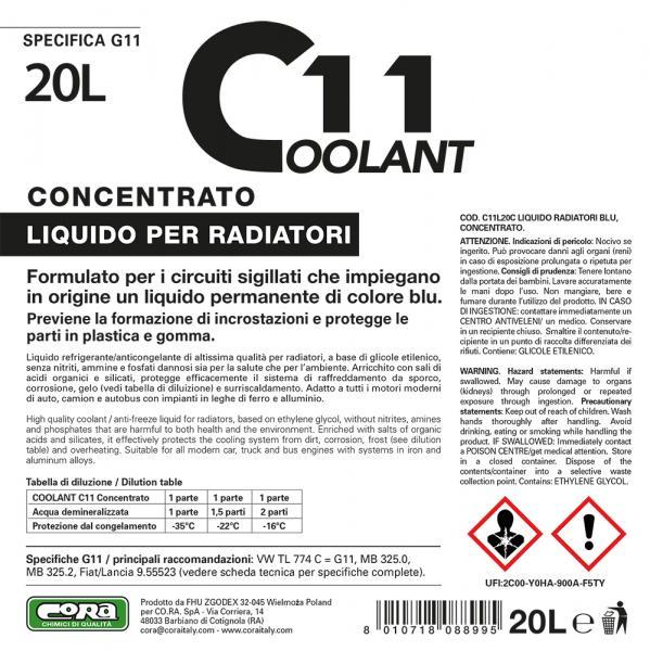Coolant 11 blu concentrato 20 L - immagine 2