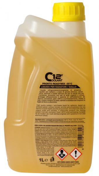 Coolant 12Y giallo pronto -35° 1 L - immagine 2