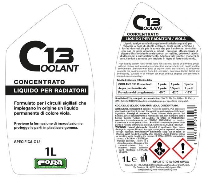 Coolant 13 viola concentrato 1 L - immagine 3