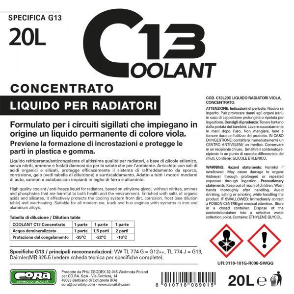 Coolant 13 viola concentrato 20 L - immagine 2