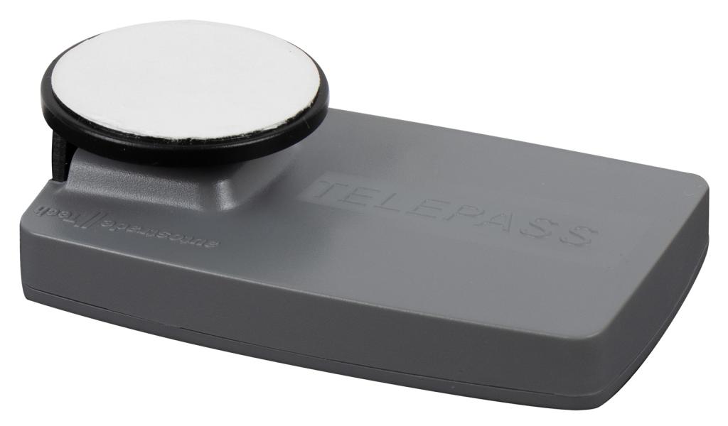 Conf. 20 pz Clip adesiva nera per Telepass V5 - immagine 2