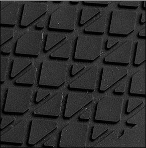 Set 4 tappeti in moquette Sport nero/nero - immagine 3