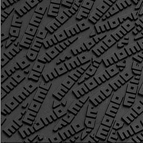 Set 4 tappeti in moquette Black - immagine 4