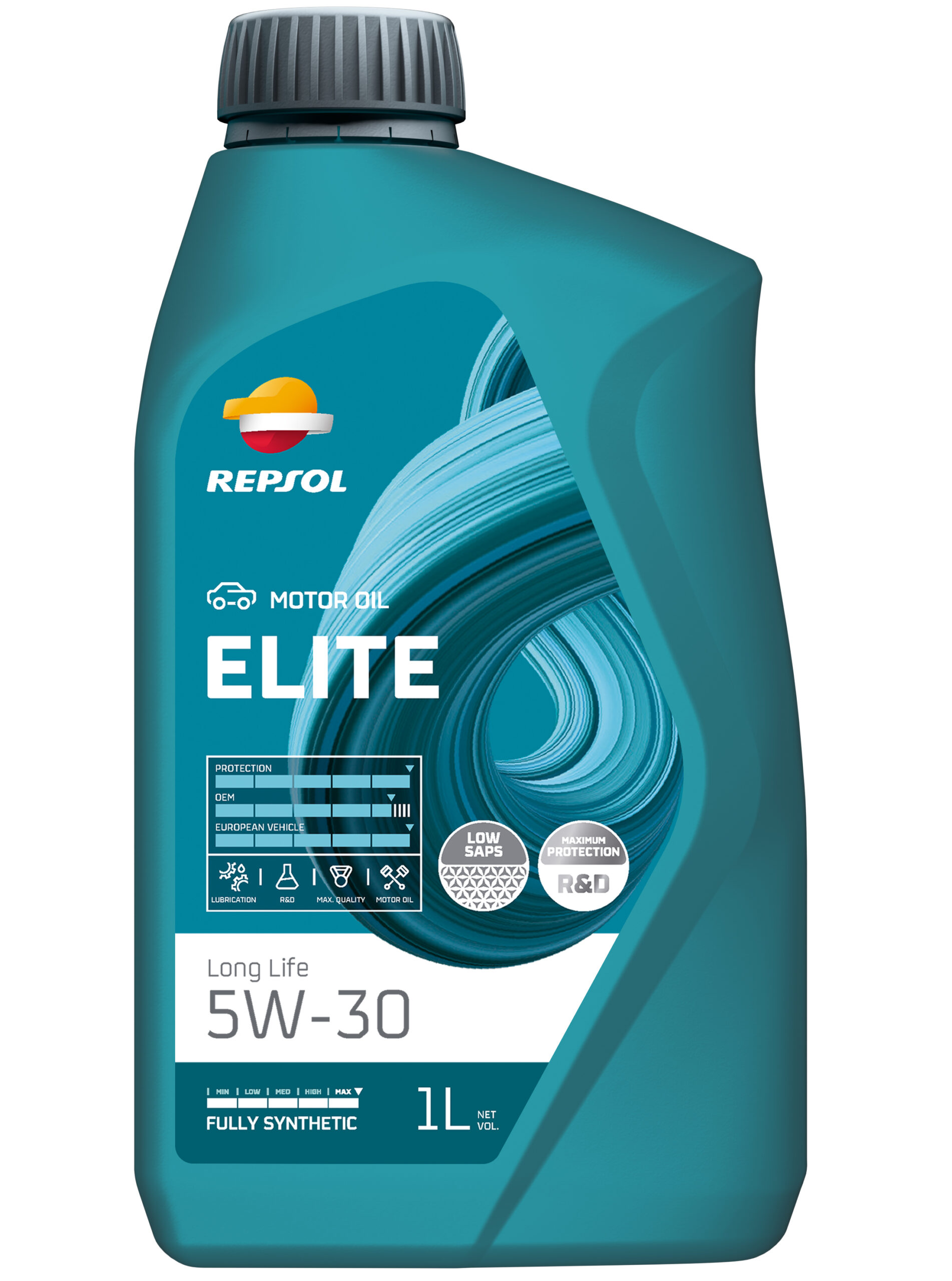 REPSOL Olio Lubrificante ELITE LONG LIFE 50700/50400 ELITE LONG LIFE 50700/50400 5W-30 LT. 5 EX RP ELITE? il lubrificante sintetico che Repsol ha creato per soddisfare le esigenze dei motori pi? moderni a benzina o diesel del gruppo VW-Audi-Seat-Skoda