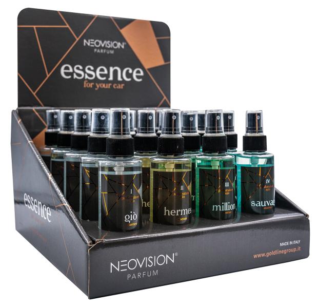 Espositore da banco assortito 20 pz Essence 150 mL fragranze maschili