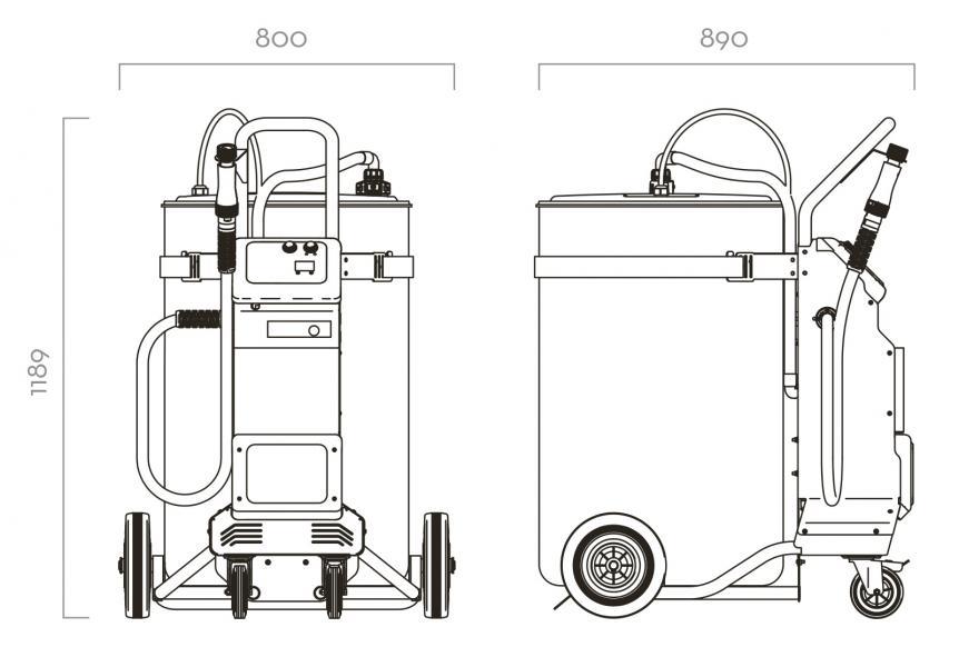 Delphin Pro-X carrello rifornimento AdBlue - immagine 3