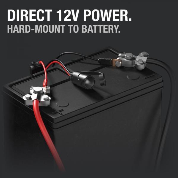 Presa 12V con connettori batteria ad occhiello - immagine 2