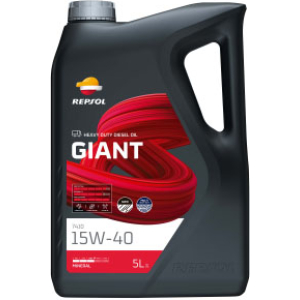 REPSOL Olio Lubrificante GIANT DIESEL PESANTE GIANT 7410 15W-40 LT. 5 EX RP DIESEL S. TURBO SHPDGiant